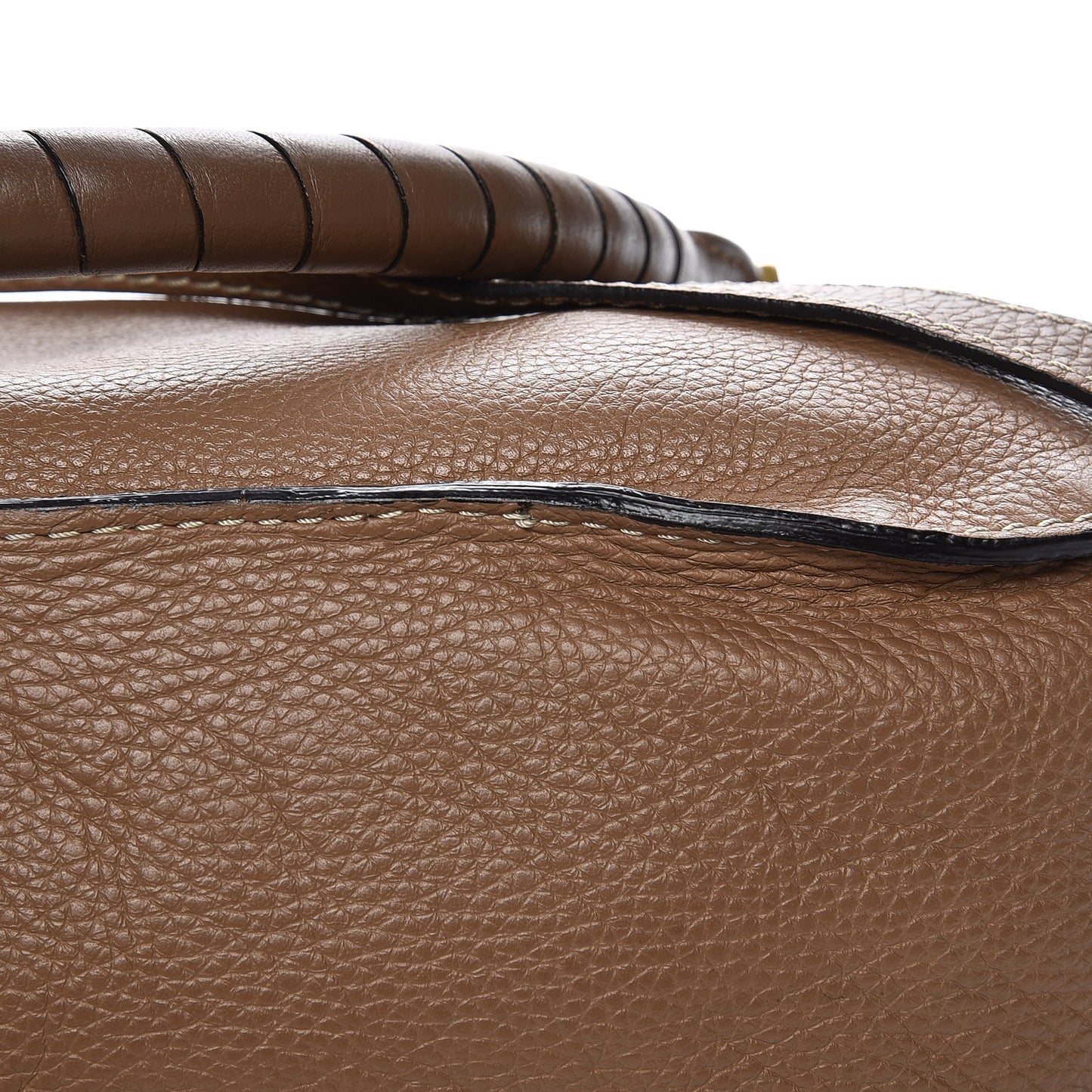 Calfskin Small Marcie Satchel Nut