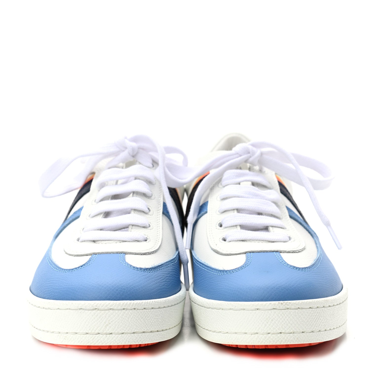 Hermes Epsom Womens Boomerang Sneakers 36 Bleu Allure Multicolor 2 of 8