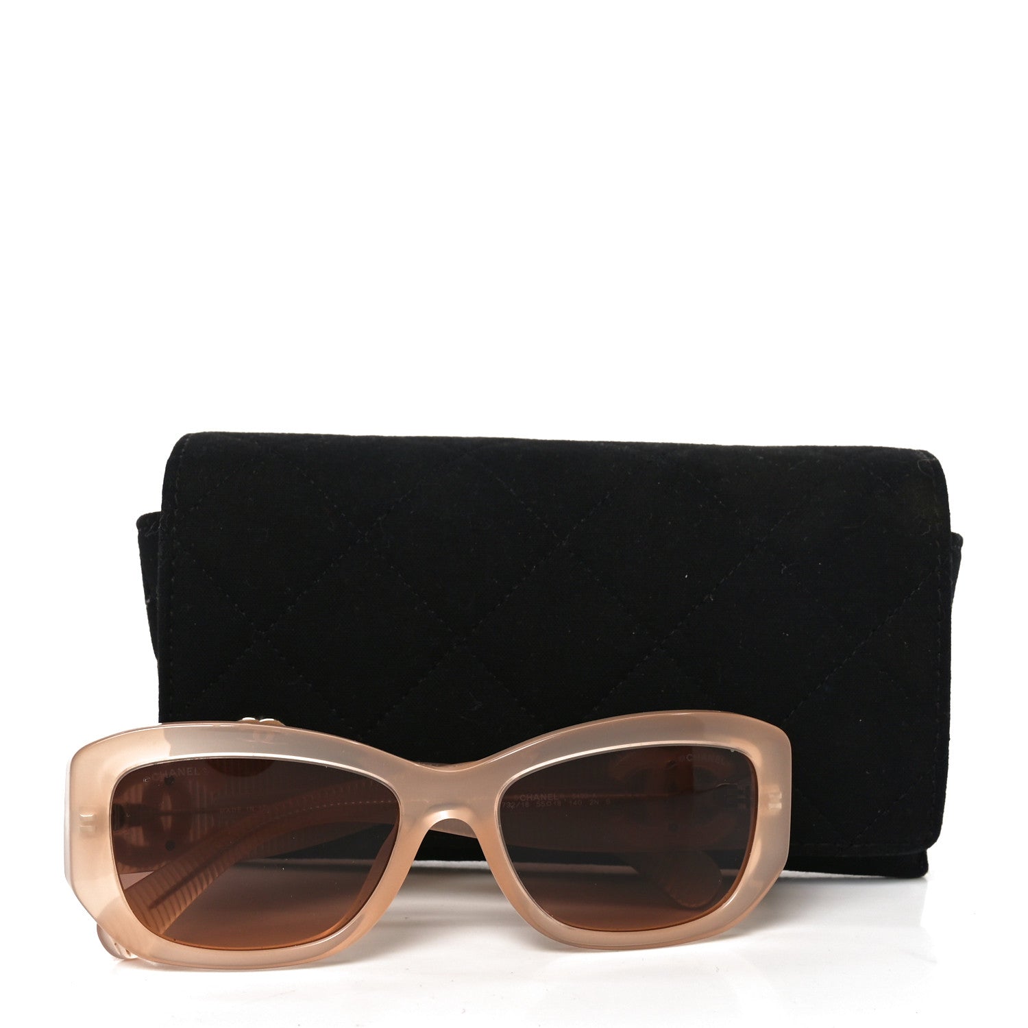 Chanel Acetate Rectangle Sunglasses 5493-A Light Pink 7 of 7
