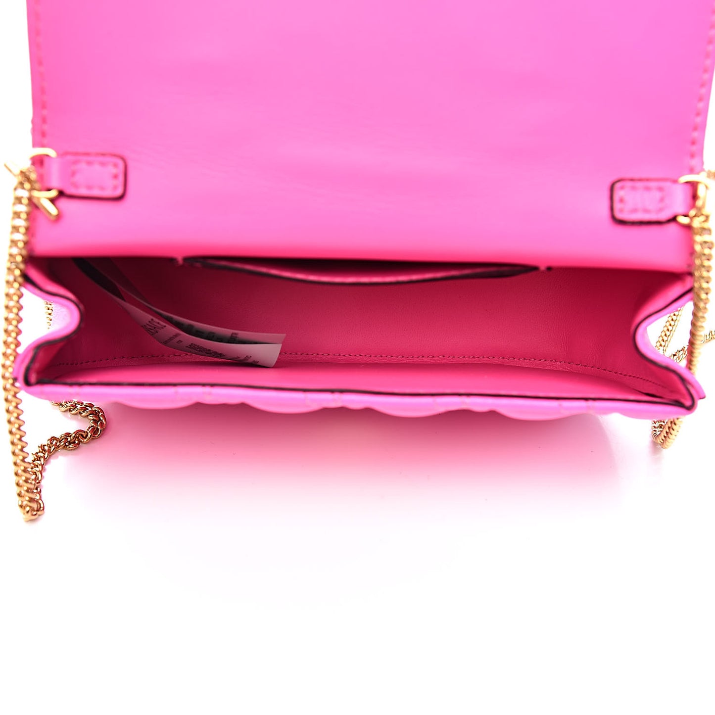 Nappa Quilted Virtus Evening Bag Pink