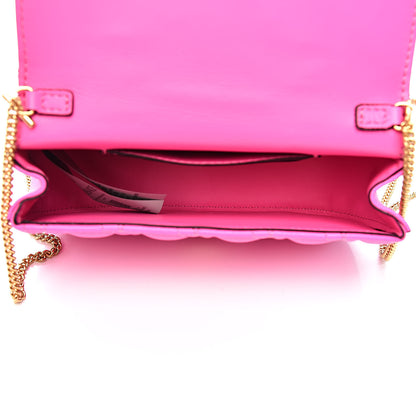 Versace Nappa Quilted Virtus Evening Bag Pink 5 of 9