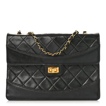 Chanel Lambskin Quilted Medium Mademoiselle Single Flap Black 1 of 13
