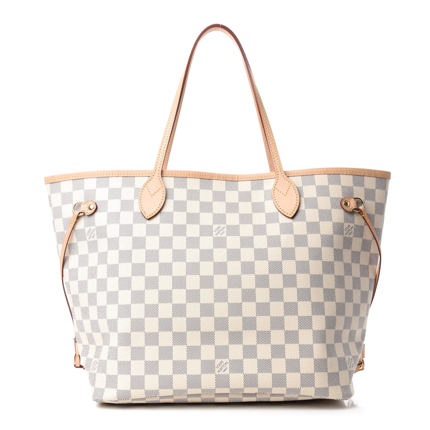 Louis Vuitton Damier Azur Neo Neverfull MM Rose Ballerine 1 of 11