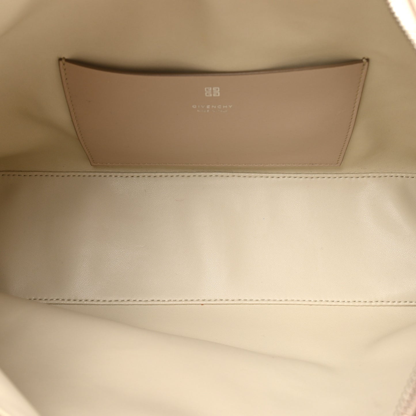 Smooth Calfskin Medium Moon Cut Out Shoulder Bag Dune