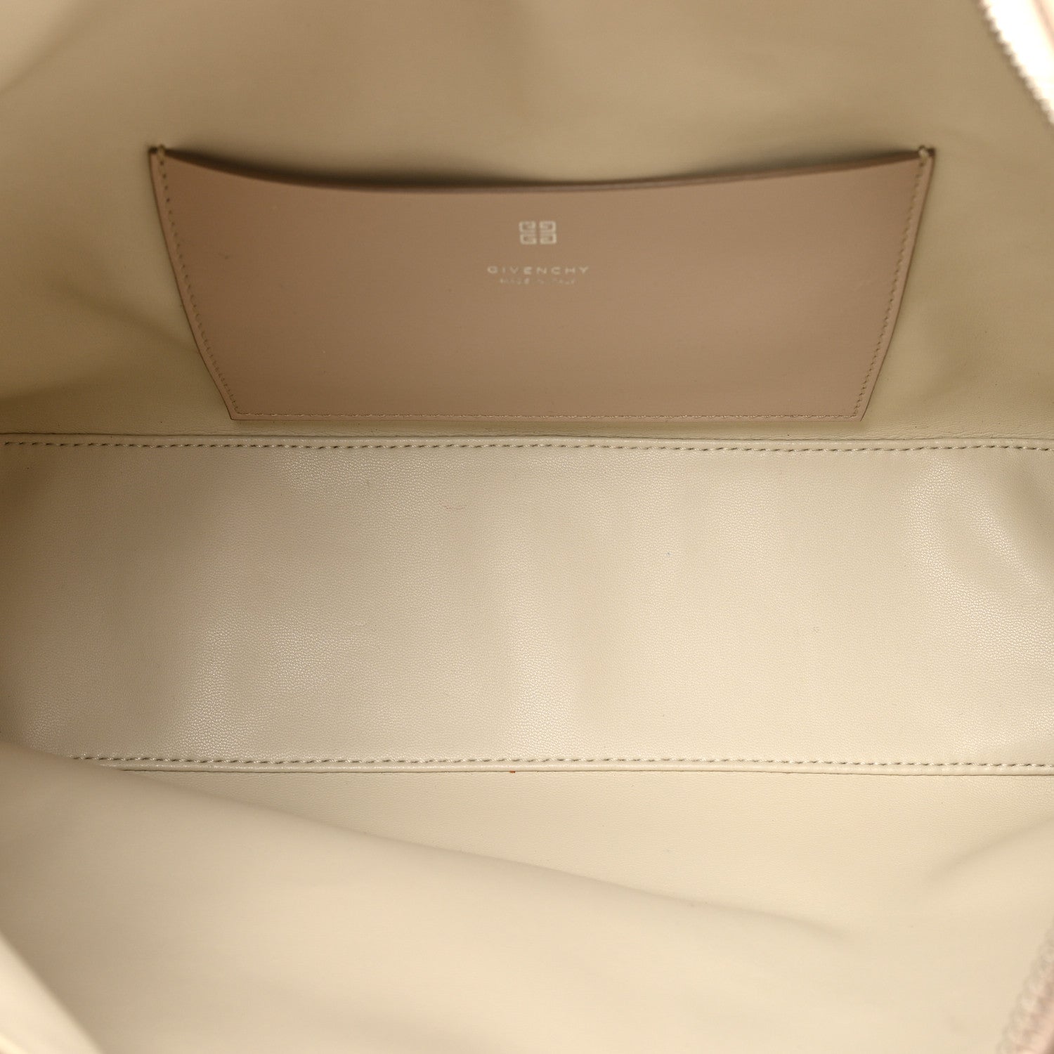 Givenchy Smooth Calfskin Medium Moon Cut Out Shoulder Bag Dune 5 of 14