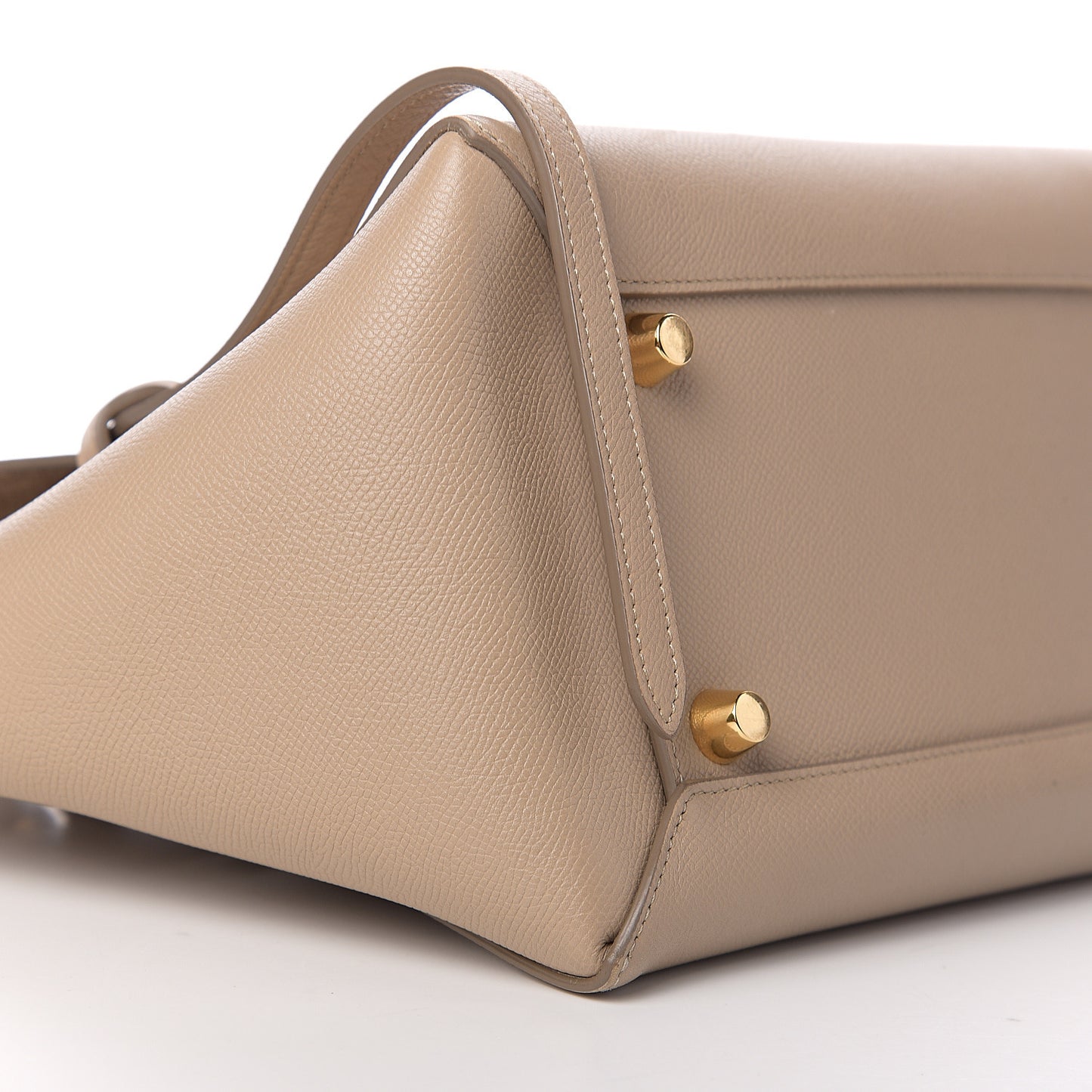 Grained Calfskin Mini Belt Bag Light Taupe