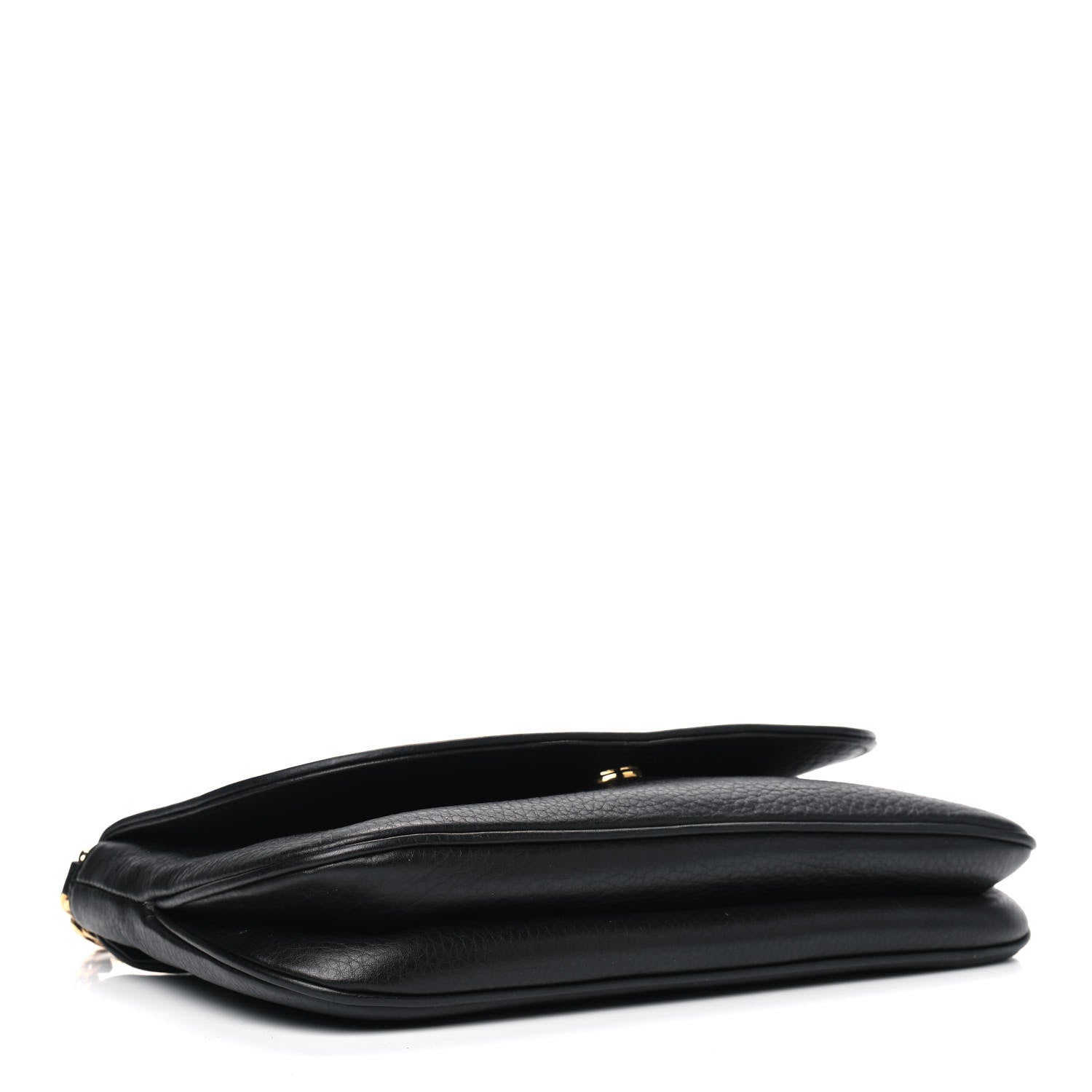 Gucci Calfskin Medium 1973 Chain Shoulder Bag Black 3 of 5