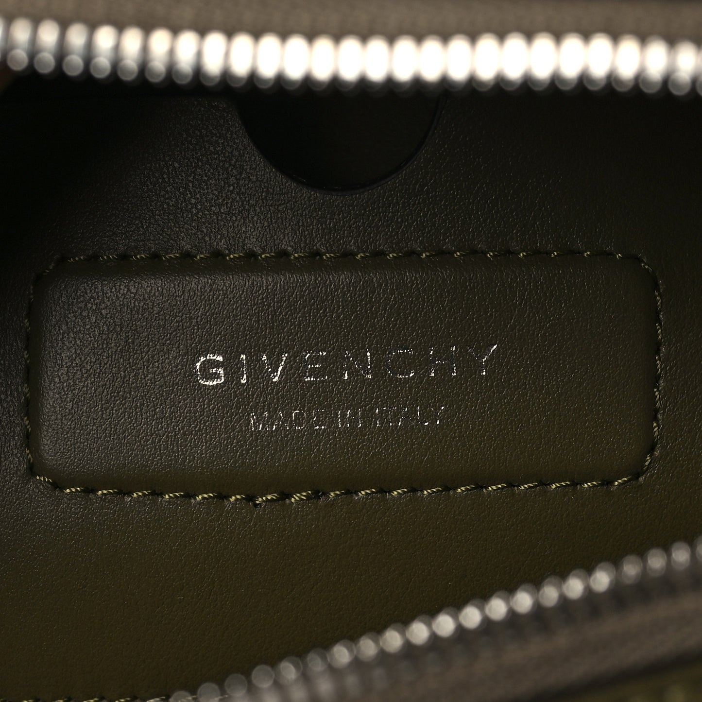 Smooth Calfskin Small Soft Antigona Dark Khaki