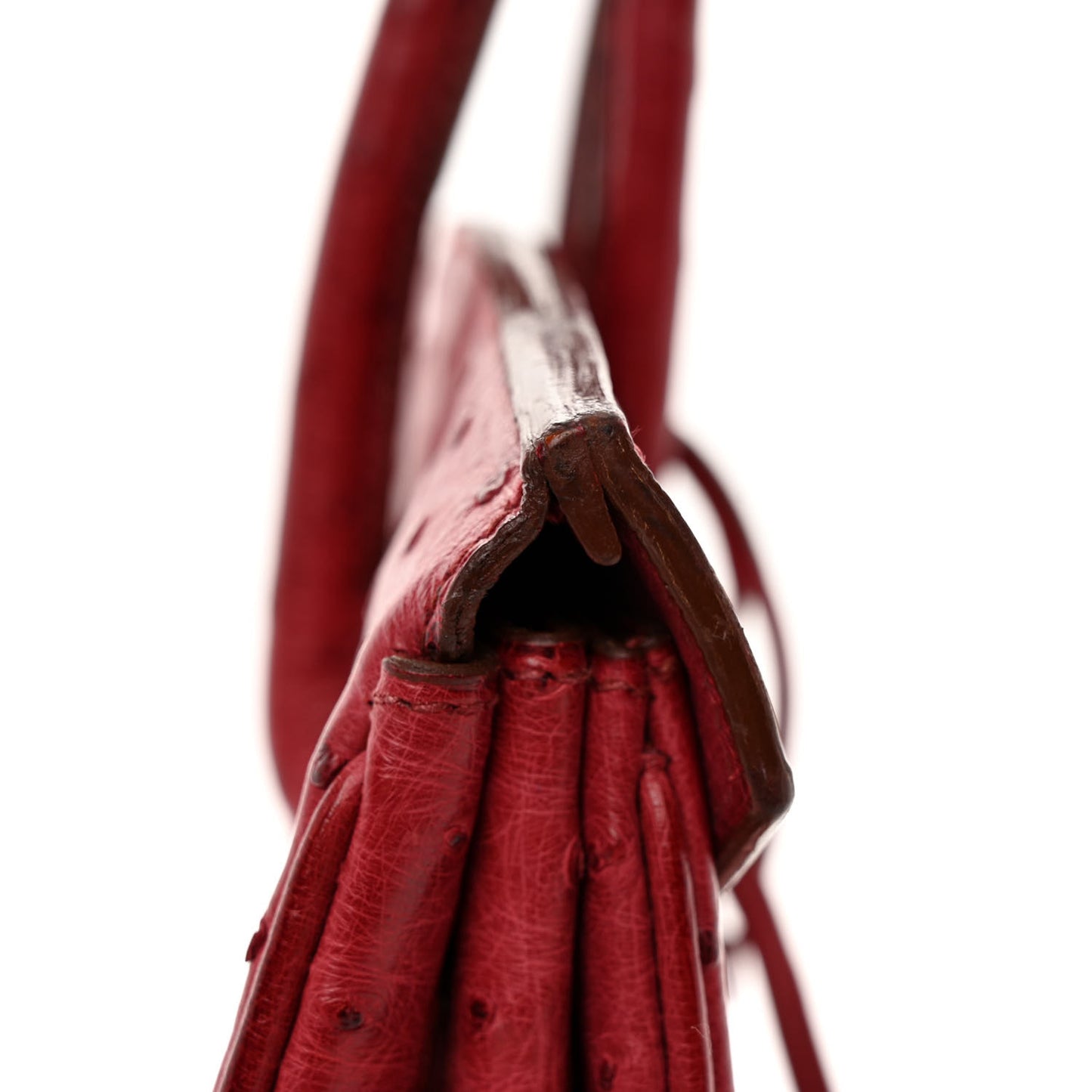 Ostrich HAC Birkin 32 Rouge Vif
