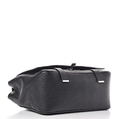 Proenza Schouler Pebbled Calfskin Double Sided PS Courier Bag Black 4 of 9