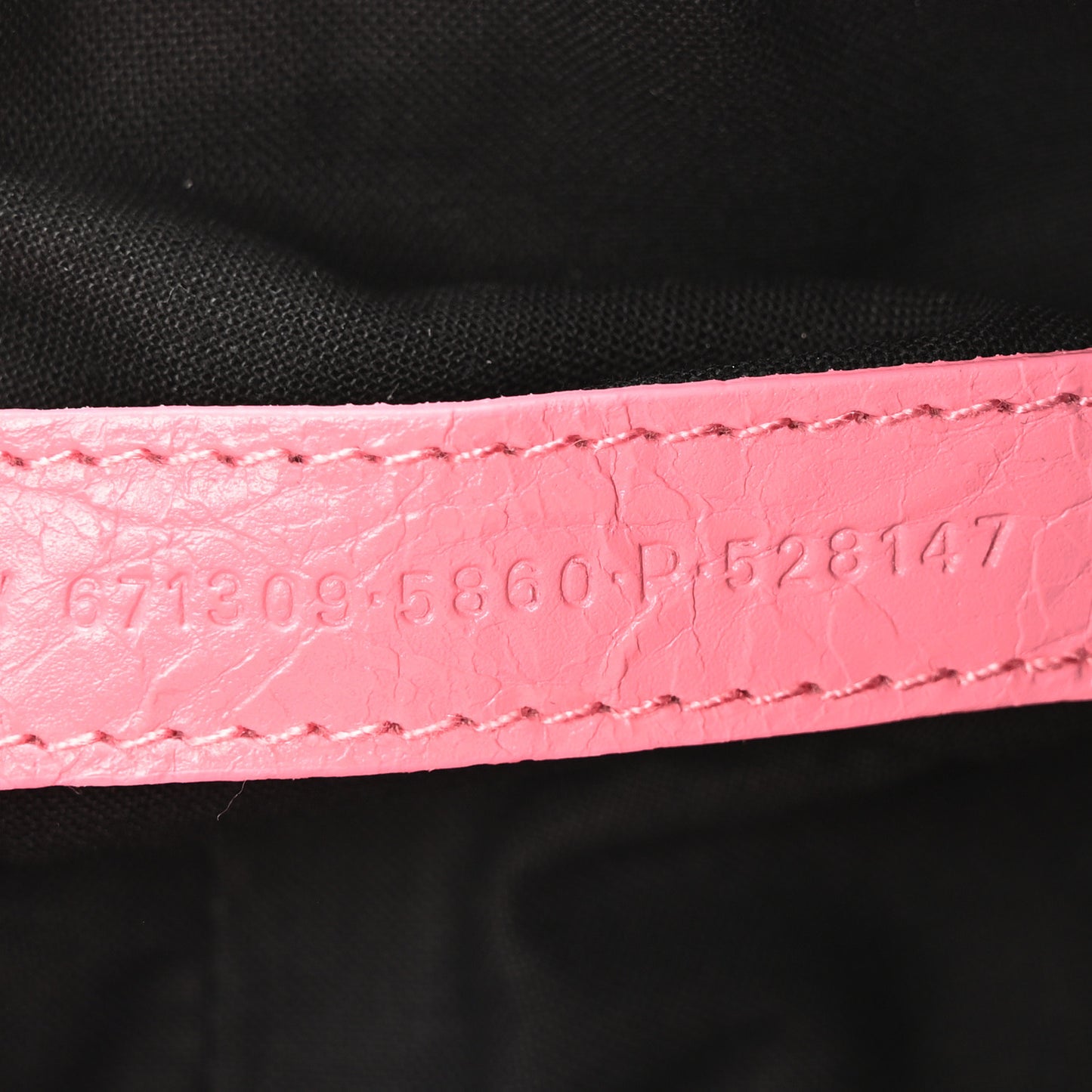 Agneau Arena Graffiti Le Cagole Shoulder Bag XS Sweet Pink