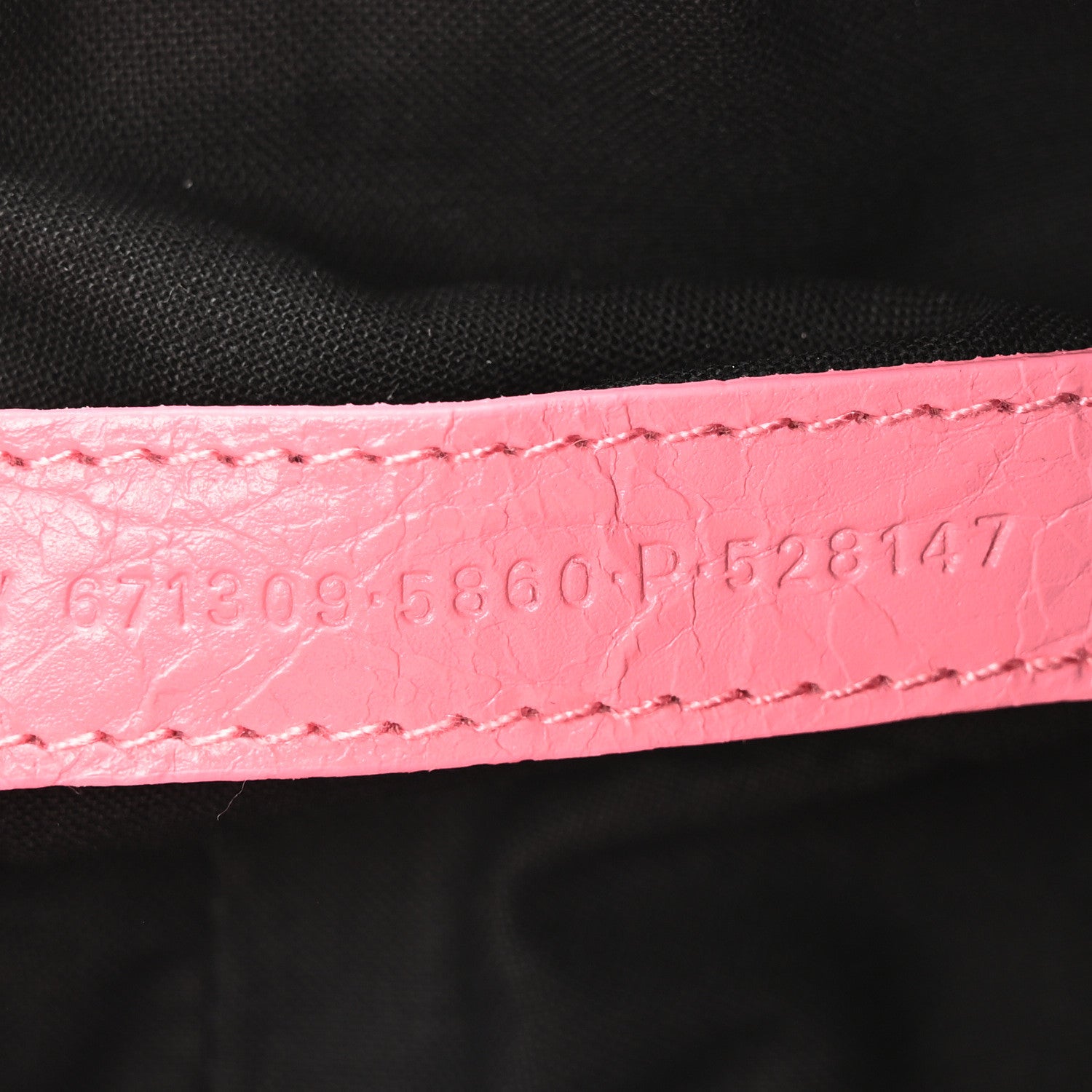 Balenciaga Agneau Arena Graffiti Le Cagole Shoulder Bag XS Sweet Pink 9 of 12
