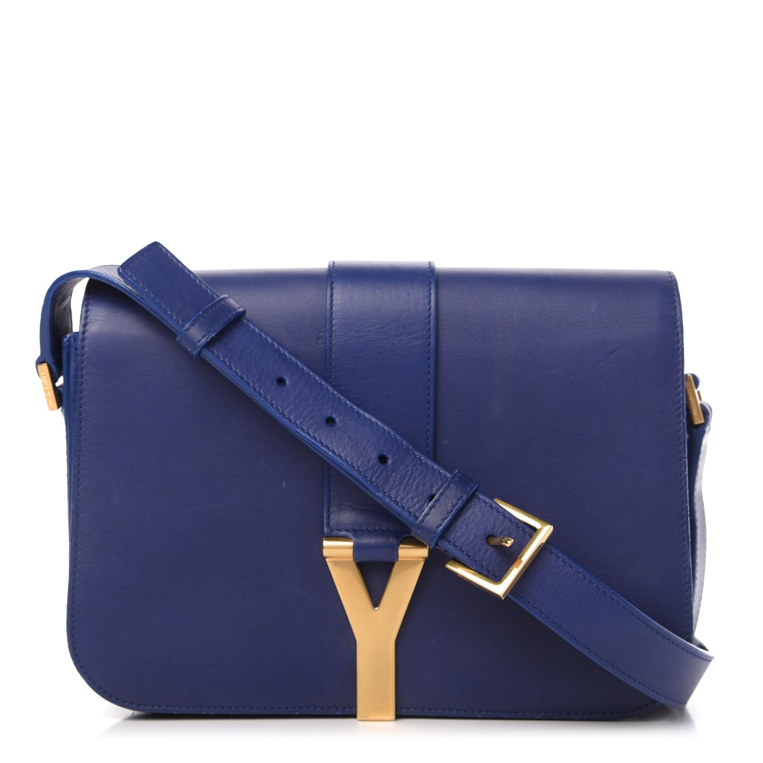 Saint Laurent Calfskin Classic Y Satchel Royal Blue 1 of 9