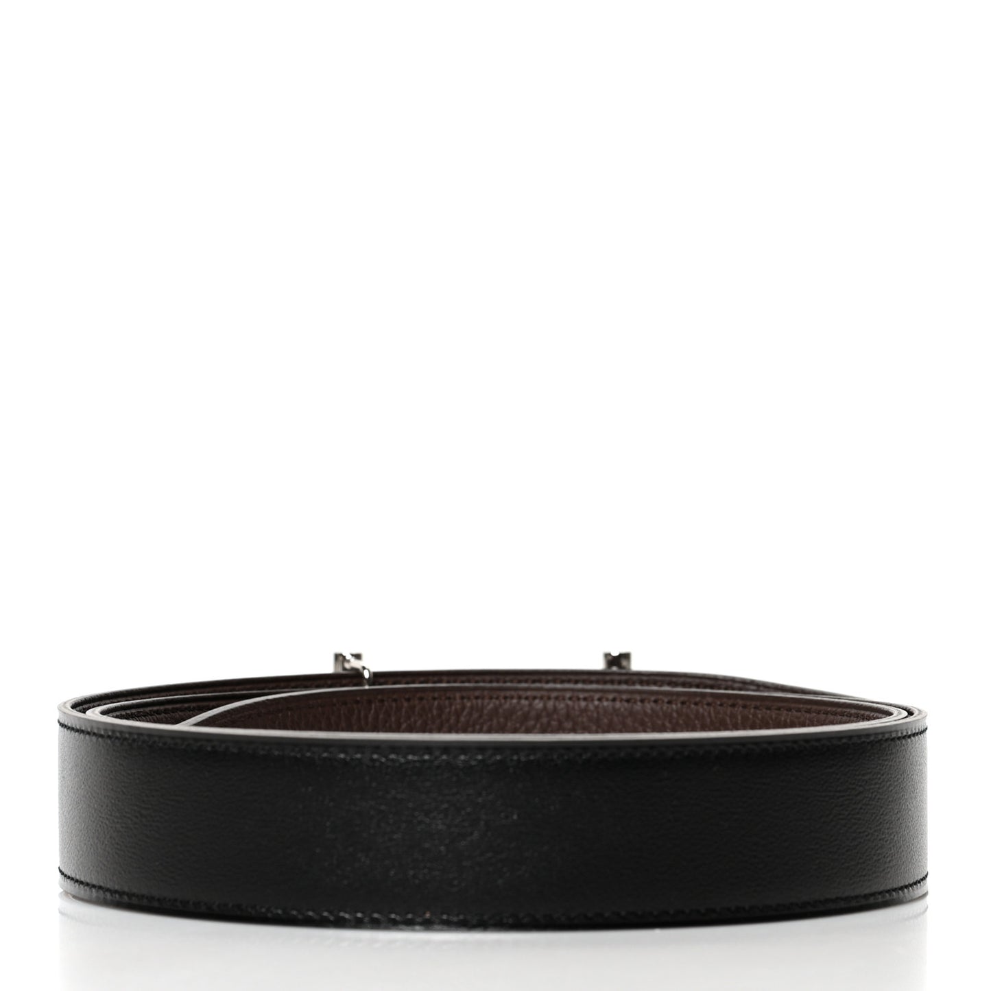 Togo Swift 32mm H d'Ancre Belt 95 38 Chocolate Black