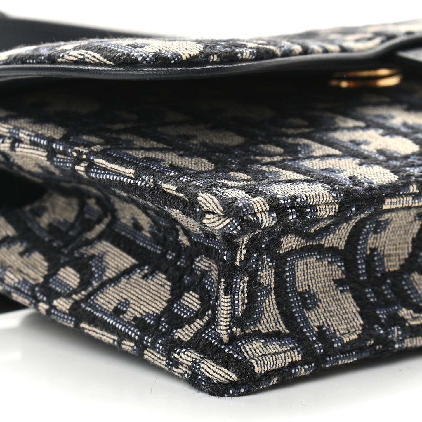 Oblique Saddle Belt Bag Blue