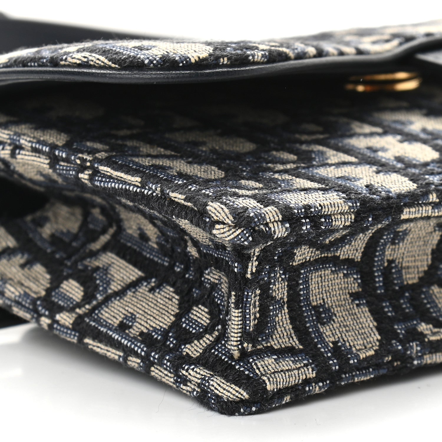 Christian Dior Oblique Saddle Belt Bag Blue 6 of 8