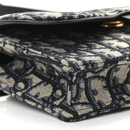 Christian Dior Oblique Saddle Belt Bag Blue 6 of 8