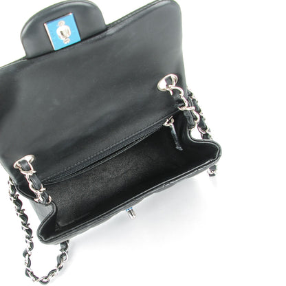 Chanel Lambskin Quilted Mini Square Flap Black 5 of 8