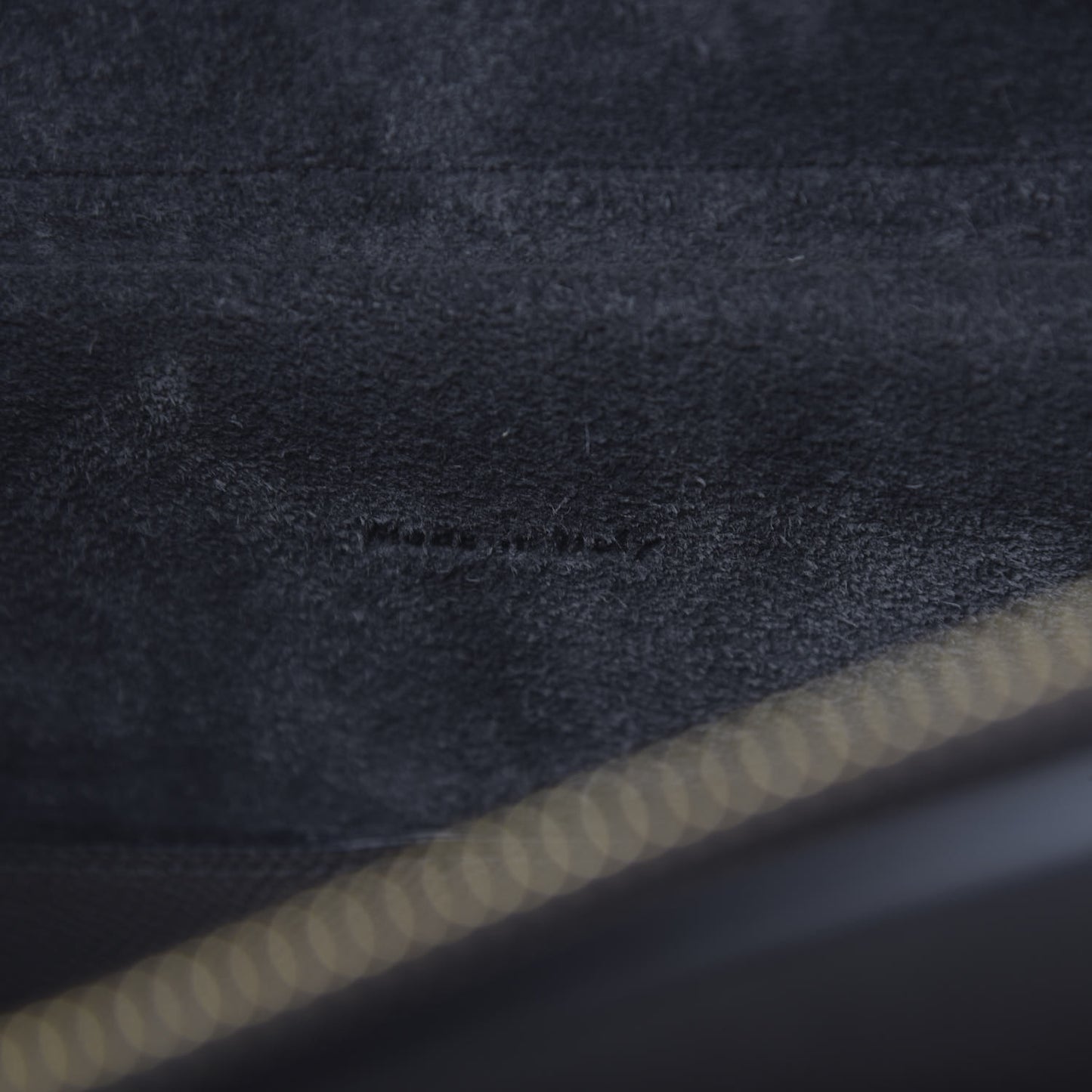 Grained Calfskin Mini Belt Bag Grey