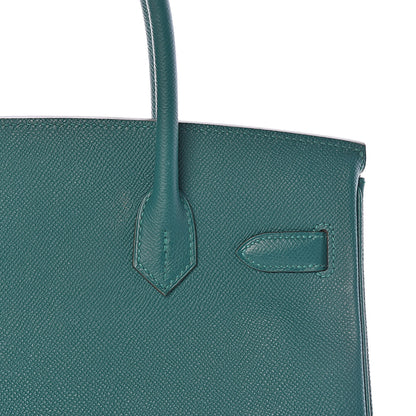 Hermes Epsom Birkin 30 Malachite 9 of 33