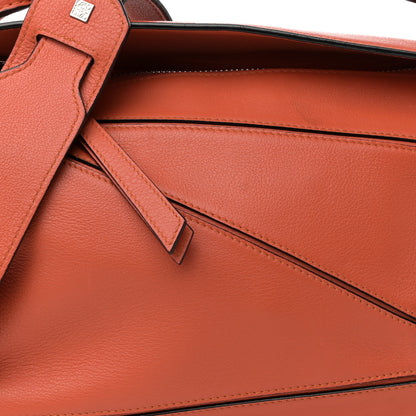 Loewe Calfskin Small Puzzle Bag Coral 8 of 16