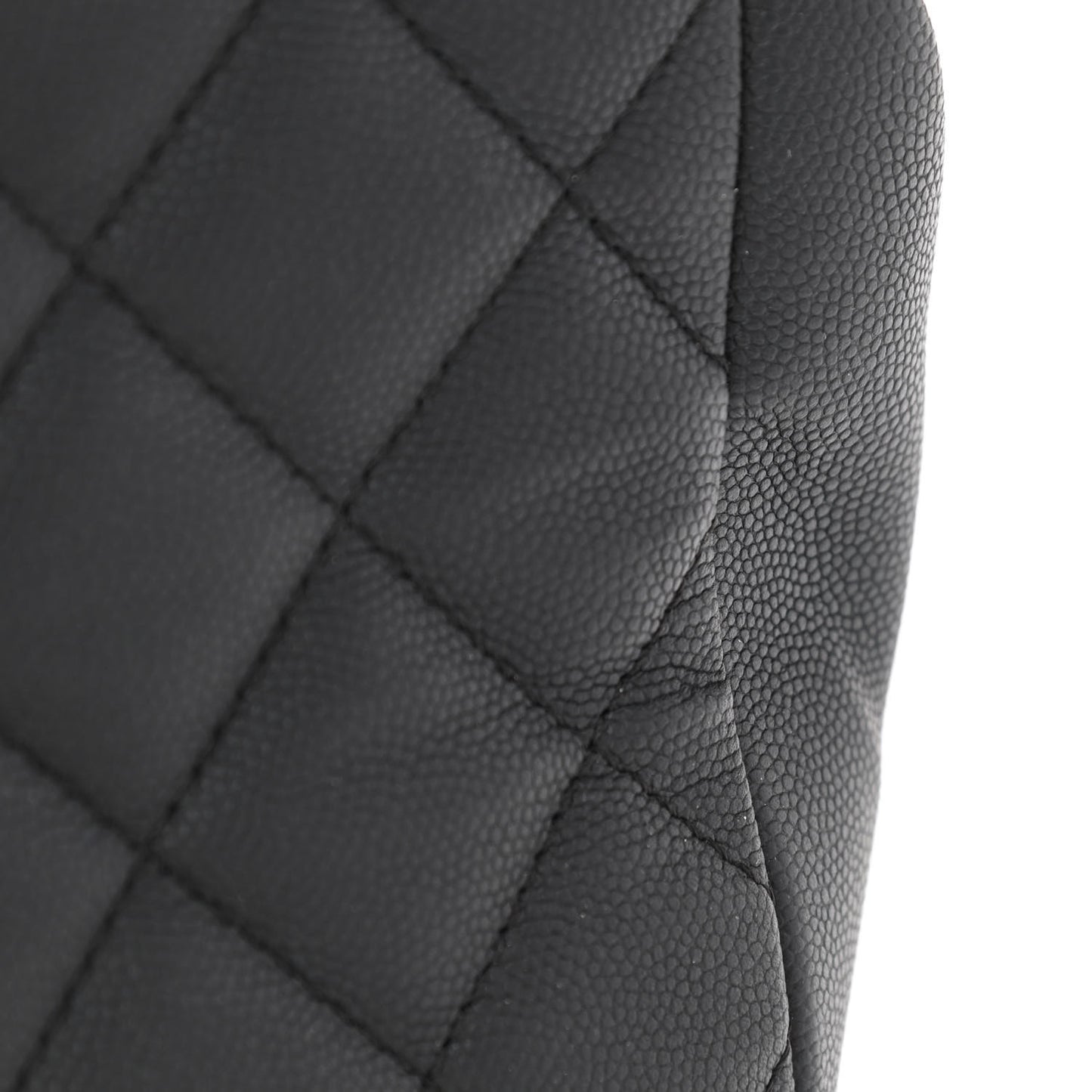 Caviar Quilted Large Business Affinity Flap Black