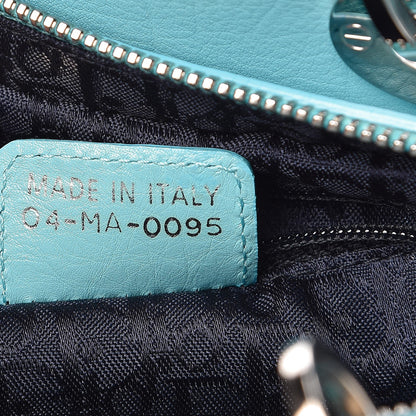 Christian Dior Calfskin Cannage Stitched Small East West Lady Dior Light Blue 7 of 10