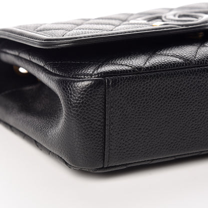Chanel Caviar Quilted Small CC Filigree Flap Black 5 of 10
