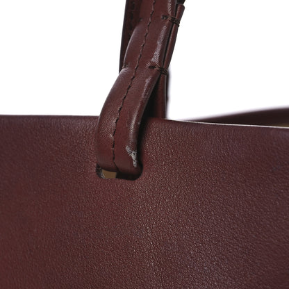 The Row Polished Saddle Calfskin Park Tote Three Cognac 19 of 19