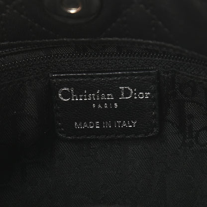 Christian Dior Lambskin Cannage Soft East West Tote Black 6 of 10