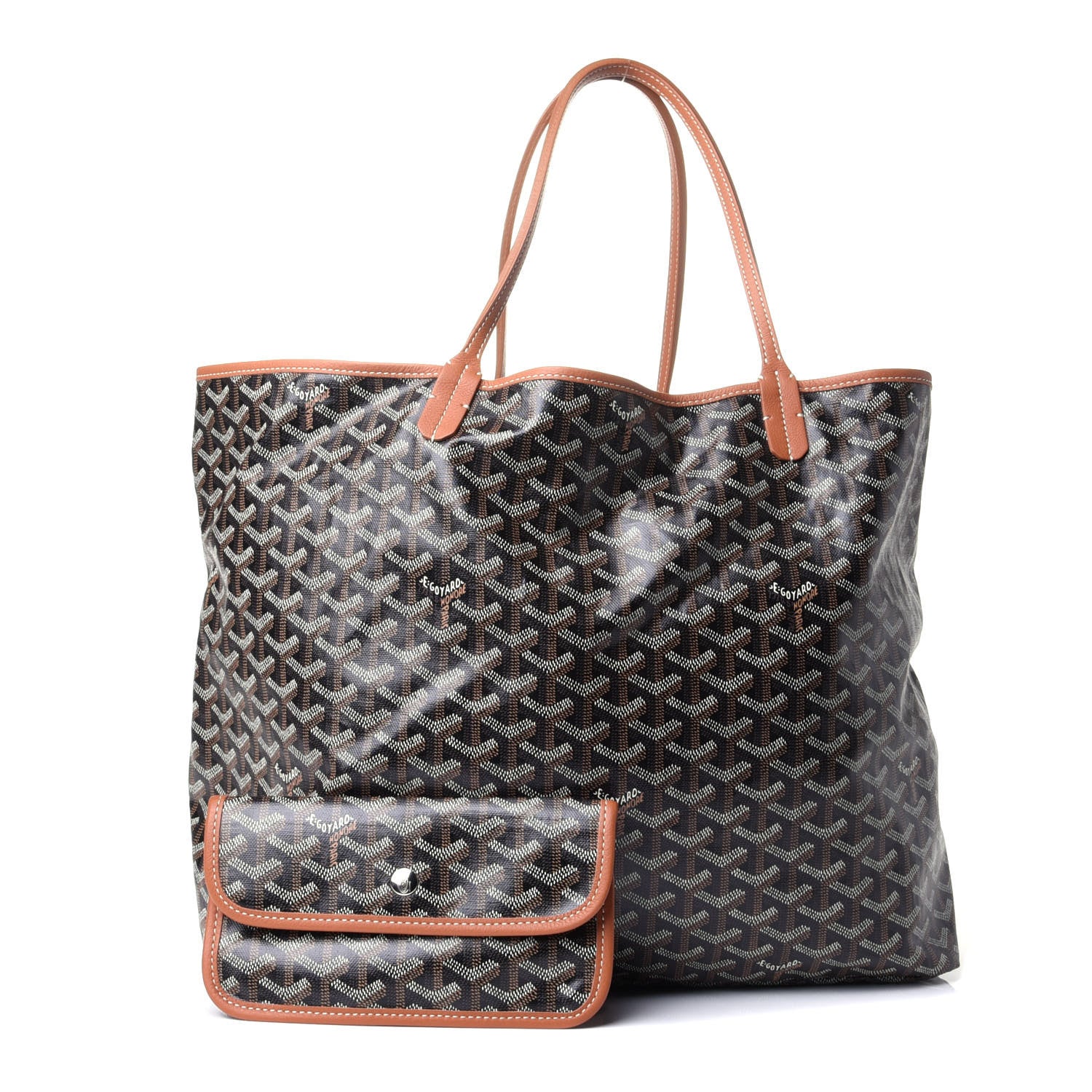 Goyard Goyardine Saint Louis GM Black Gold 1 of 13