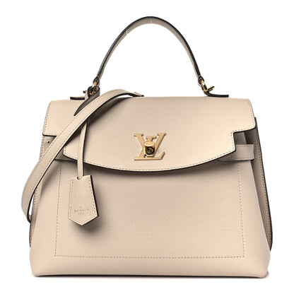 Louis Vuitton Soft Calfskin Lockme Ever MM Greige 1 of 9
