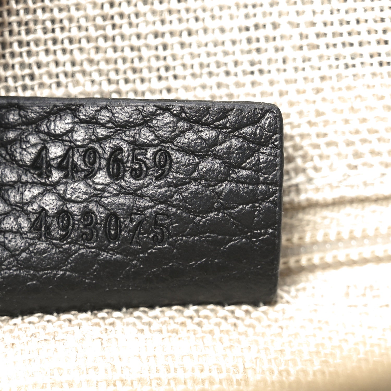 Gucci Dollar Calfskin GG Charm Satchel Black 7 of 10