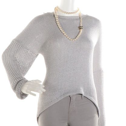 Chanel Pearl CC Long Necklace Light Gold 2 of 6