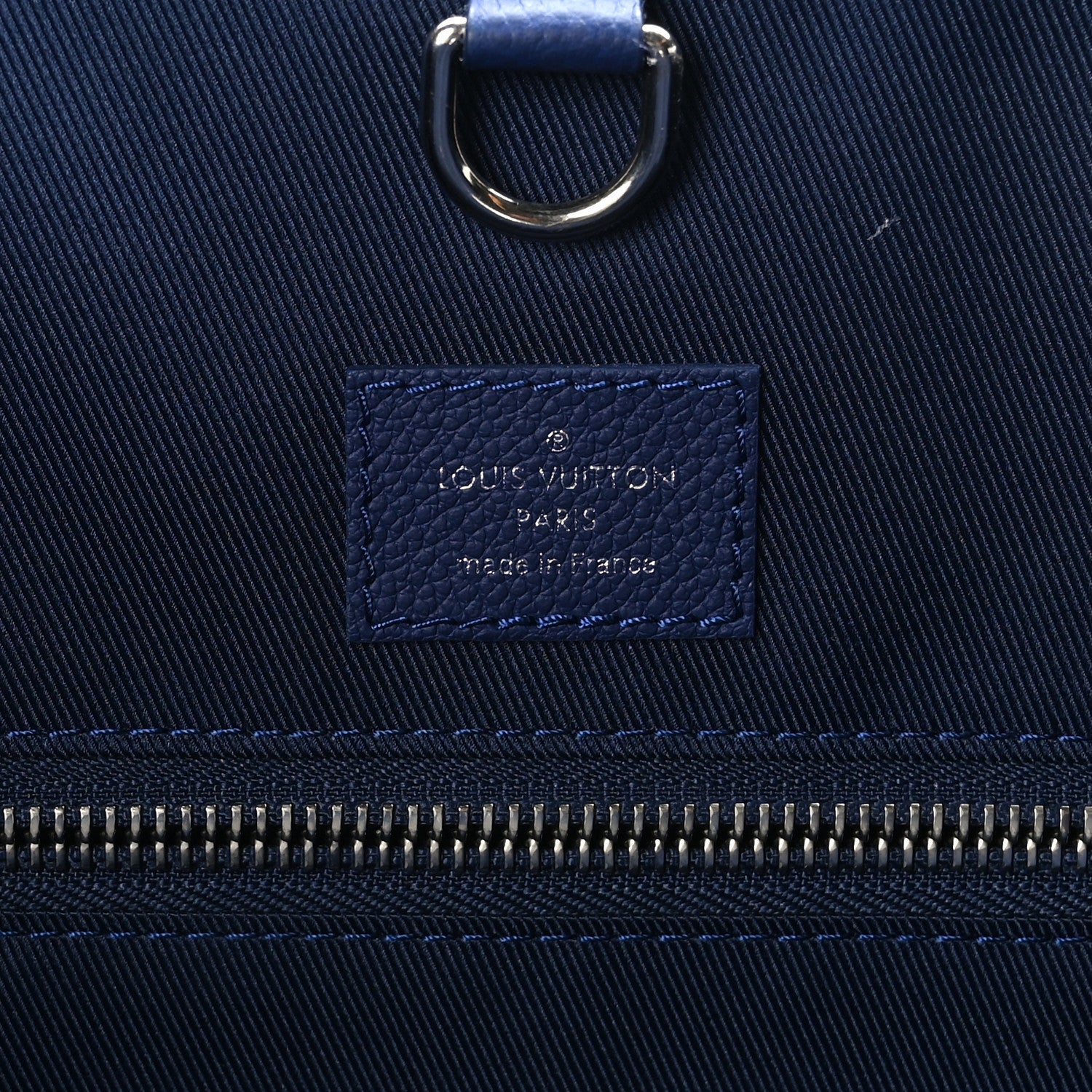 Louis Vuitton Cowhide Monogram Bandana Journey Tote Blue White 6 of 8