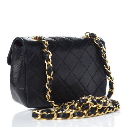 Chanel Lambskin Quilted Extra Mini Flap Black 3 of 10