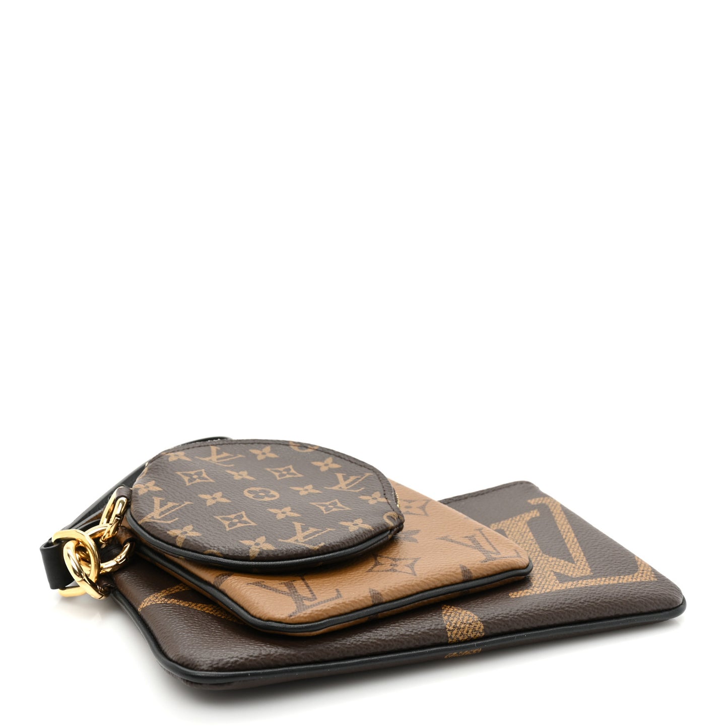 Reverse Monogram Giant Trio Pouch