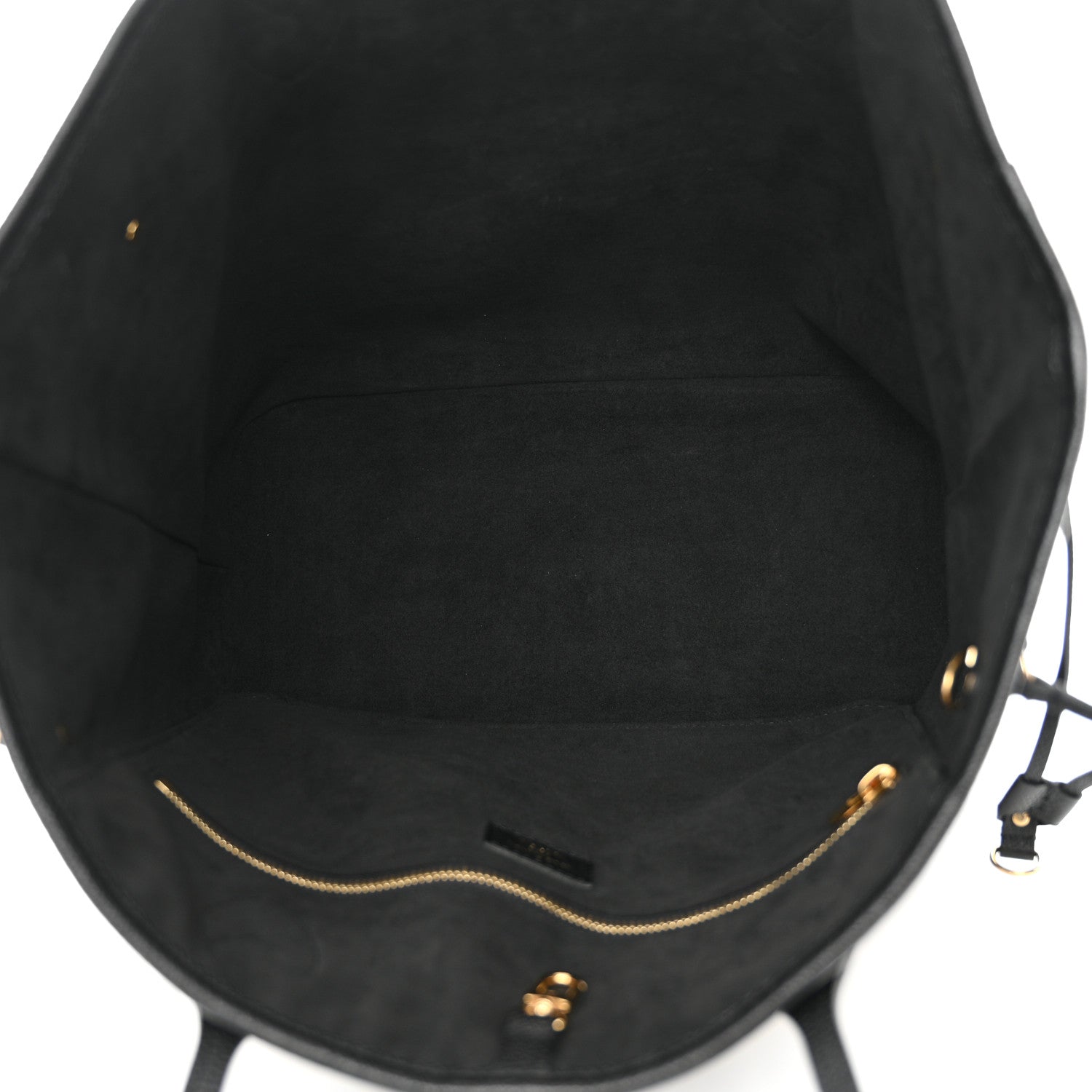 Louis Vuitton Empreinte Monogram Giant Neverfull MM Black Beige 6 of 10