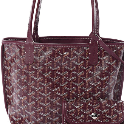Goyard Goyardine Reversible Mini Anjou Burgundy 7 of 9
