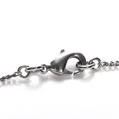 Chanel Crystal Timeless CC Necklace Silver 4 of 4