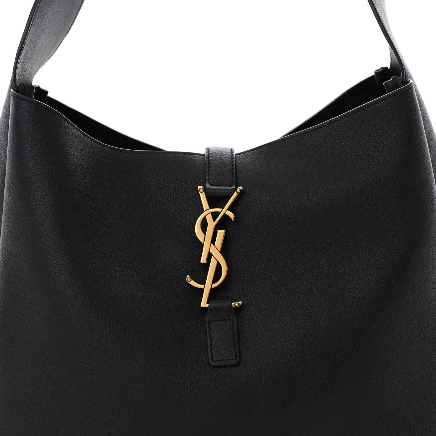 Saint Laurent Supple Calfskin Large Le 5 A 7 Soft Hobo Bleu Abysse 8 of 11