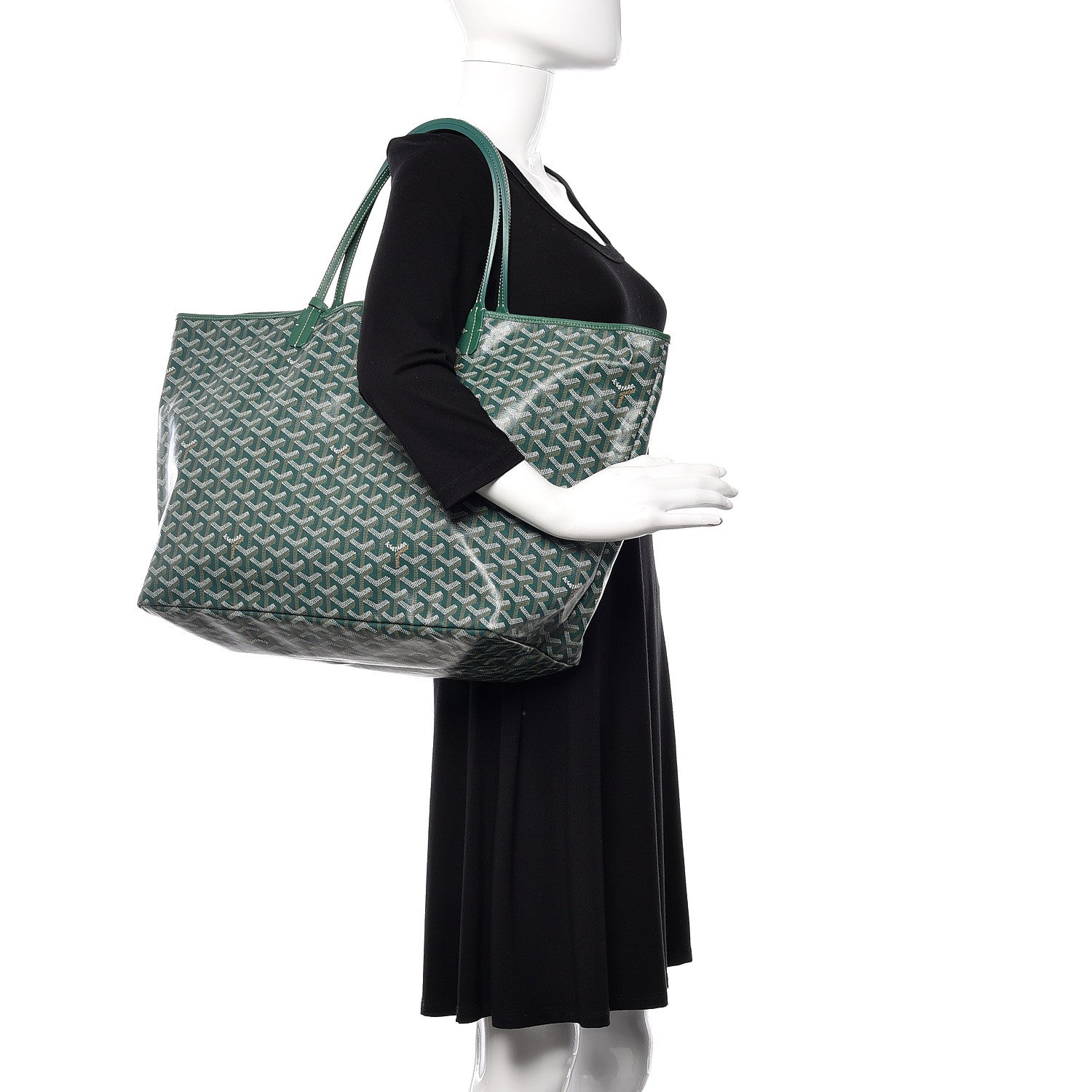 Goyard Goyardine Saint Louis GM Green 2 of 10