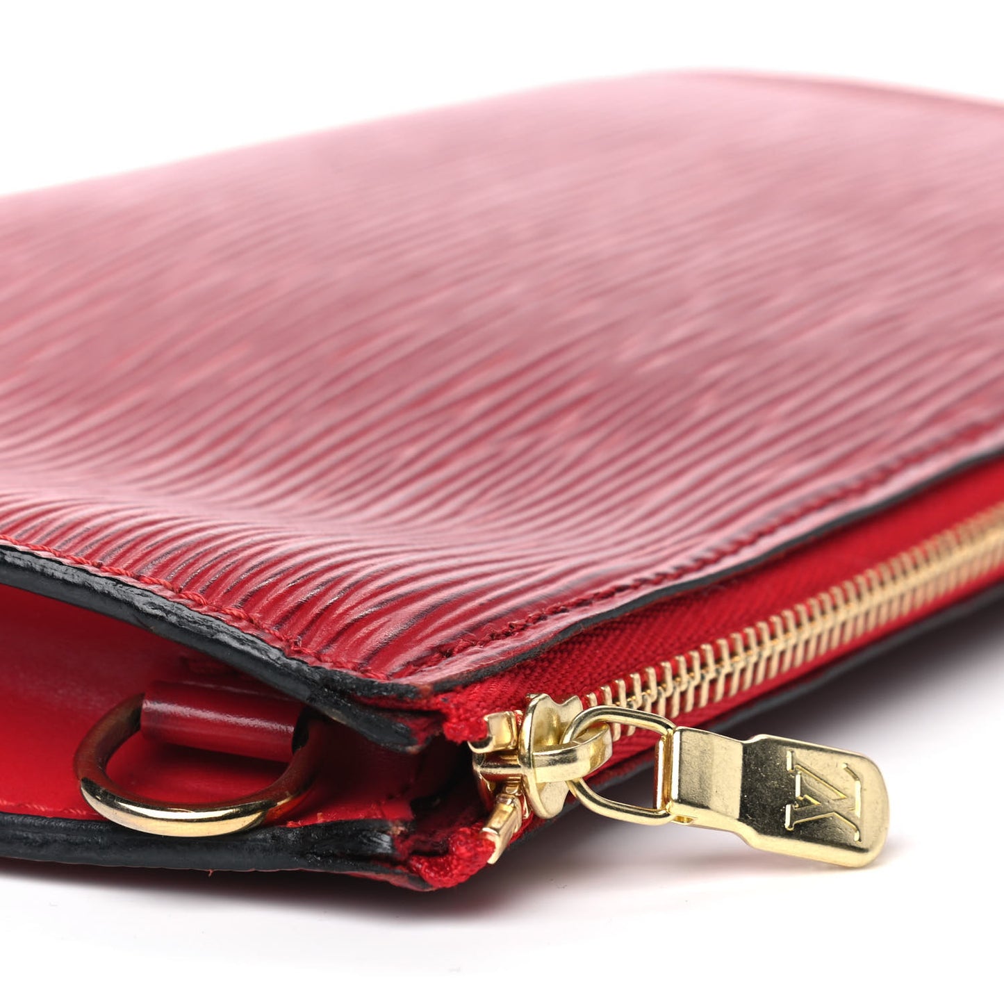 Epi Pochette Accessories 24 Castillan Red