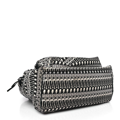 Saint Laurent Nylon City Skeleton Print Backpack Black White 4 of 9