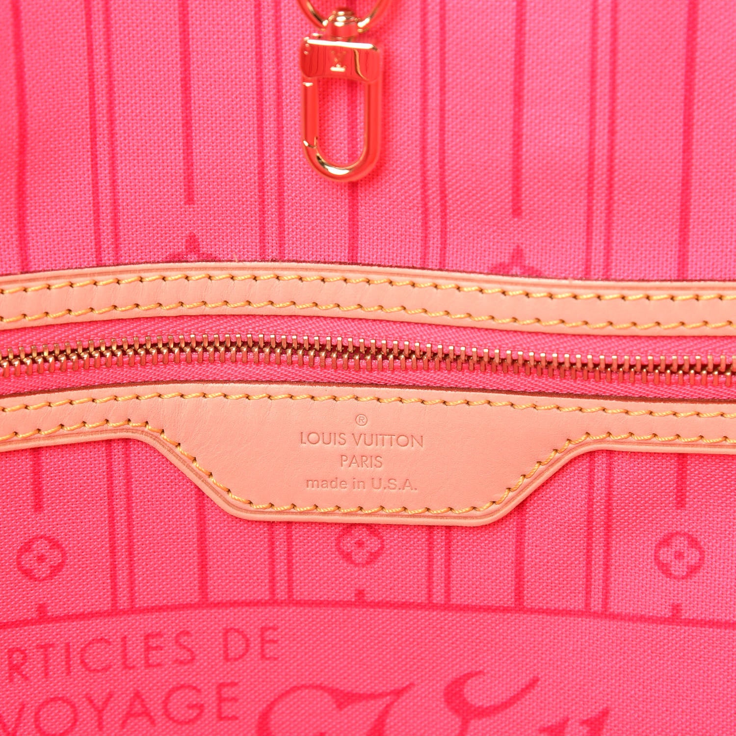 Louis Vuitton Monogram Roses Neverfull MM 6 of 9