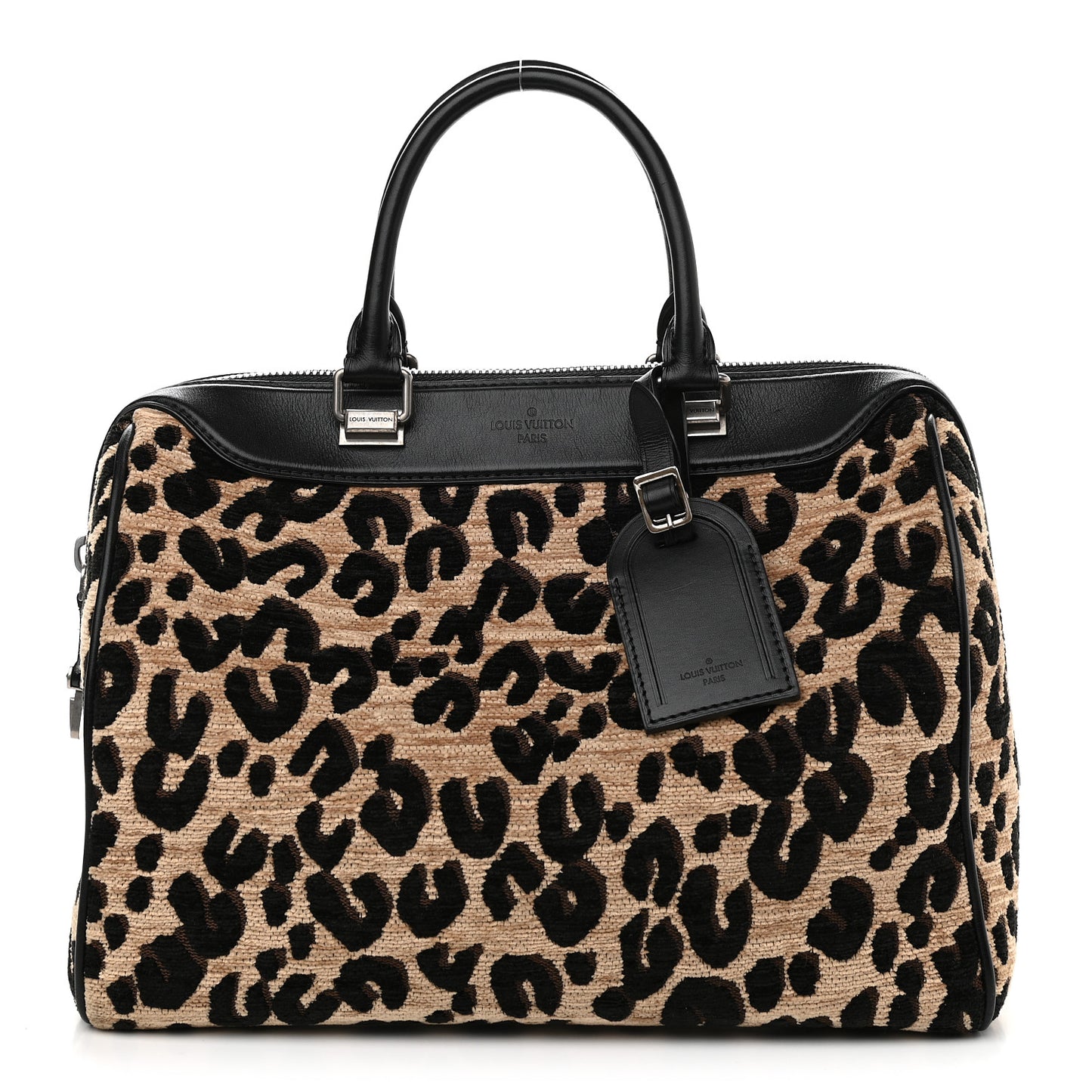 Jacquard Velvet Leopard Print Stephen Sprouse Speedy