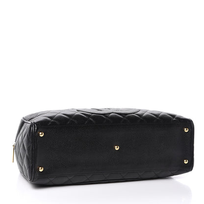Chanel Caviar Quilted Large Bowler Black 4 of 14