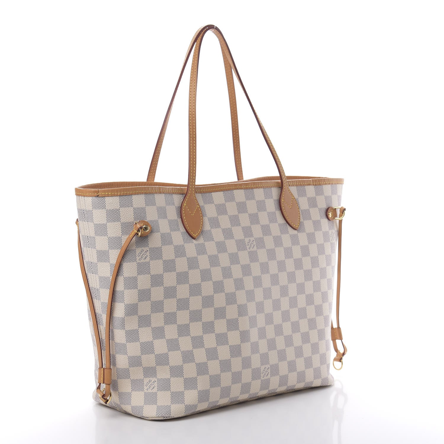 Louis Vuitton Damier Azur Neo Neverfull MM Rose Ballerine 3 of 13