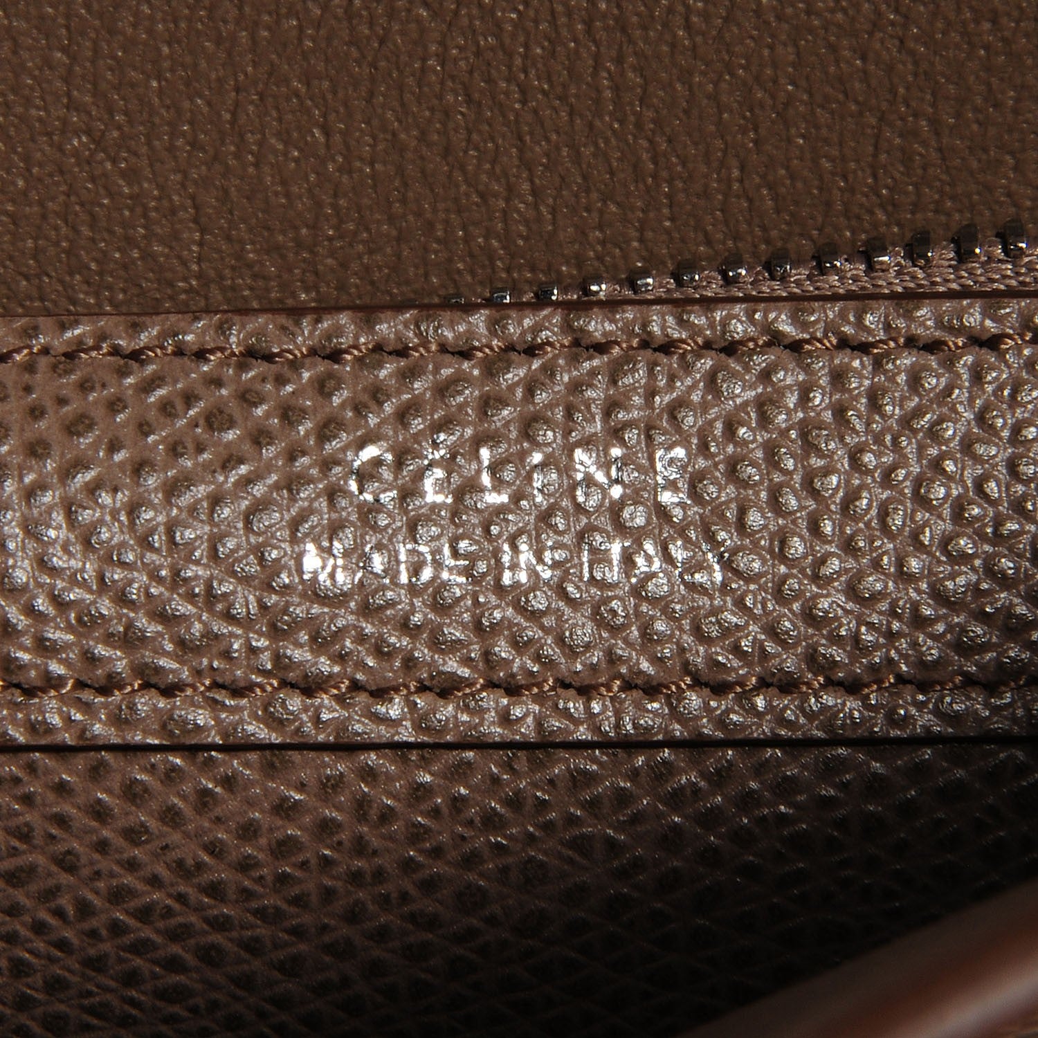 Celine Grained Calfskin Small Horizontal Cabas Phantom Taupe 7 of 8
