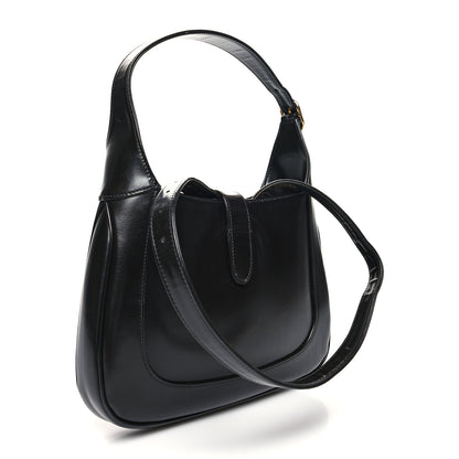 Gucci Boarded Dyana Lux Calfskin Small Jackie 1961 Hobo Black 3 of 17